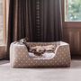 Charley Chau Deep Sided Dog Bed In Cotton, thumbnail 2 of 8