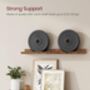 Floating Wall Shelves Display Shelf Ledge With Raised Edges, thumbnail 3 of 10