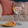 Personalised Engraved Gin Goblet Cocktail Gift For Friend, thumbnail 3 of 5