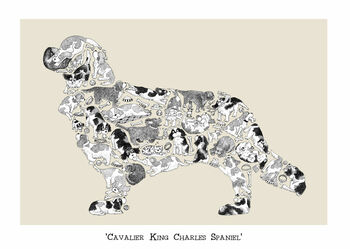 Cavalier King Charles Spaniel Print, 2 of 4