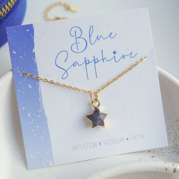 Sapphire Star Necklace, 2 of 11