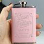 Personalised Love Potion Pink Hip Flask, thumbnail 1 of 4