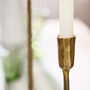 Tyndale Antique Brass Candlestick, thumbnail 5 of 6