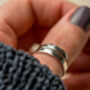 Godmother Personalised Adjustable Sterling Silver Ring, thumbnail 6 of 8
