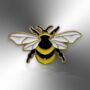 Enamel Bee Pin Badge, Bee Brooch, Birthday, Christmas Gift For Bee Lovers, thumbnail 3 of 8