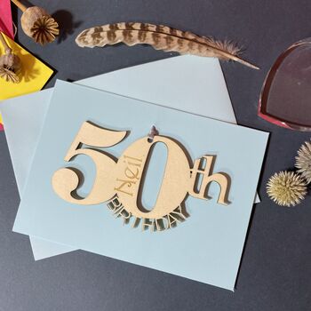 Personalised 50th Birthday Card, 11 of 11