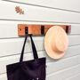 Coat Hook Reclaimed Wooden Flip Down, Flip Up Wall Mounted, thumbnail 4 of 7