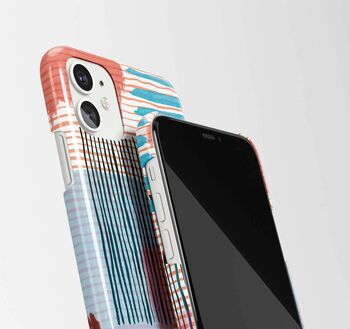 Giant Sparrows Abstract Striped Geo Red Phone Case, 4 of 6
