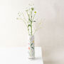 Happiness Blooms From Within Ceramic Floral Bud Vase, thumbnail 1 of 2