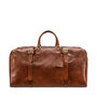 Quality Large Leather Travel Bag. 'The Flero El', thumbnail 2 of 12