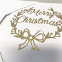 Paper Cut Luxury Gold Christmas Card, thumbnail 9 of 12