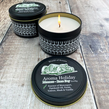 World Motorsport Scented Gift Candle, 2 of 5