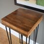 Square Reclaimed Wooden Side Table, thumbnail 4 of 10