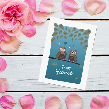 'To My Fiance' Valentines Day Card, 6 of 12