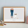 Bespoke 'Always By Your Side' Pet Print, thumbnail 2 of 10