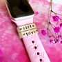 Personalised Hand Stamped Watch Band Tag Charm, thumbnail 6 of 11