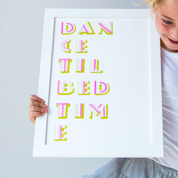 Dance Til Bedtime Children's Nursery Art Print, 8 of 10