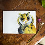 Inky Owl Glass Worktop Saver, thumbnail 5 of 6