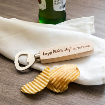 Personalised Happy Father's Day Bottle Opener By Mirrorin ...