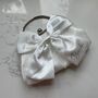 Personalised White Bow Mrs Bride Wedding Cross Body Bag, thumbnail 2 of 4