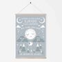 Personalised Keepsake Birth Print Hello Moon, thumbnail 3 of 5