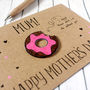 Personalised Donut Mother's Day Card, Card For Mum, thumbnail 3 of 8