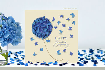 Butterfly Spring Flower Buds Birthday Card, 6 of 12