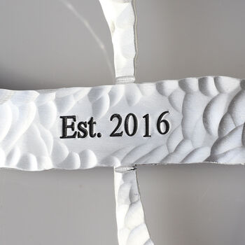 10th Anniversary Gift Aluminum Infinity Sculpture, 3 of 11