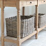 Rattan Rectangular Storage Basket, thumbnail 3 of 3