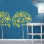 Round Tree With Lemons Stencil Pack, thumbnail 3 of 8