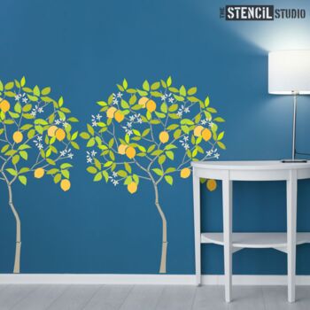 Round Tree With Lemons Stencil Pack, 3 of 8