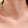 Sterling Silver Albatross Pendant Necklace, thumbnail 4 of 12