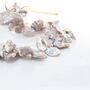 Dramatic Keshi Pearl Choker Necklace, thumbnail 7 of 10