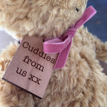 Personalised New Baby Teddy Bear, 10 of 10