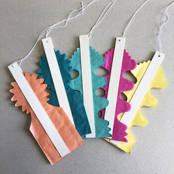 Peach Paper Fan Hanging Decoration, 6 of 8