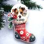 Personalised Jack Russell Christmas Stocking Bauble, thumbnail 2 of 2