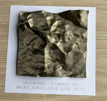 Snowdon 3D Printed Map, 5 of 11