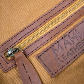 Personalised Leather Bucket Bag Drawstring Handbag, 7 of 9