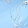Snake Pendant Necklace In Sterling Silver, thumbnail 5 of 10