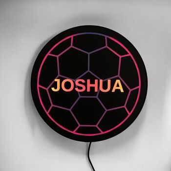 Personalised Football LED Nightlamp, 5 of 5