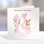 Personalised Baby Girl Card, thumbnail 1 of 2