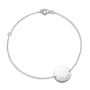 Personalised Sterling Silver Disc Chain Bracelet, thumbnail 1 of 5