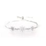 Starburst Silver Plated Bracelet, thumbnail 1 of 2