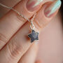 Sapphire Star Necklace, thumbnail 4 of 11