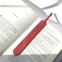 Love Embossed Red Leather Bookmark, thumbnail 2 of 4