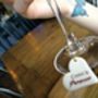 Prosecco Personalised Glass Charm, thumbnail 1 of 5