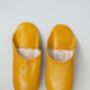 Women's Basic Moroccan Leather Slippers, thumbnail 7 of 12