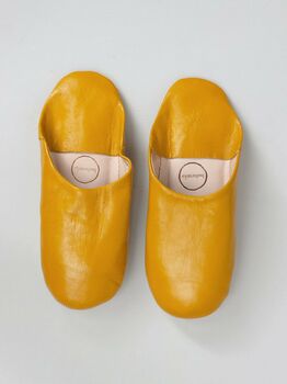 Women's Basic Moroccan Leather Slippers, 7 of 12
