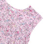 Girls Pink Cosmic Cotton Spring Summer Pyjama Short Set, thumbnail 5 of 8