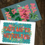 Take Me To Neverland Floral Typography Print, thumbnail 2 of 2